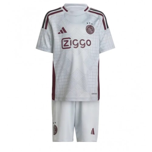 Dětský fotbalový dres Ajax 2024-25 Třetí Krátký Rukáv (+ trenýrky)